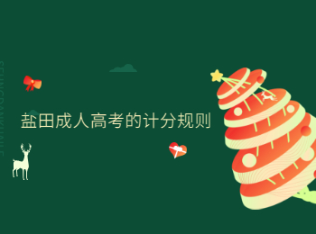 鹽田成人高考的計分規(guī)則