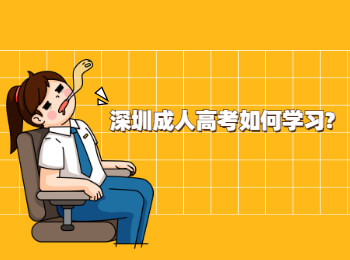 深圳成人高考如何學習?